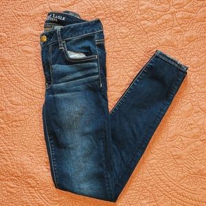 american eagle super skinny jeans / jegging